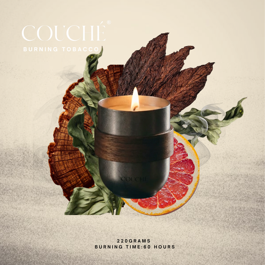 BURNING TABACCO SCENTED CANDLE 220G
