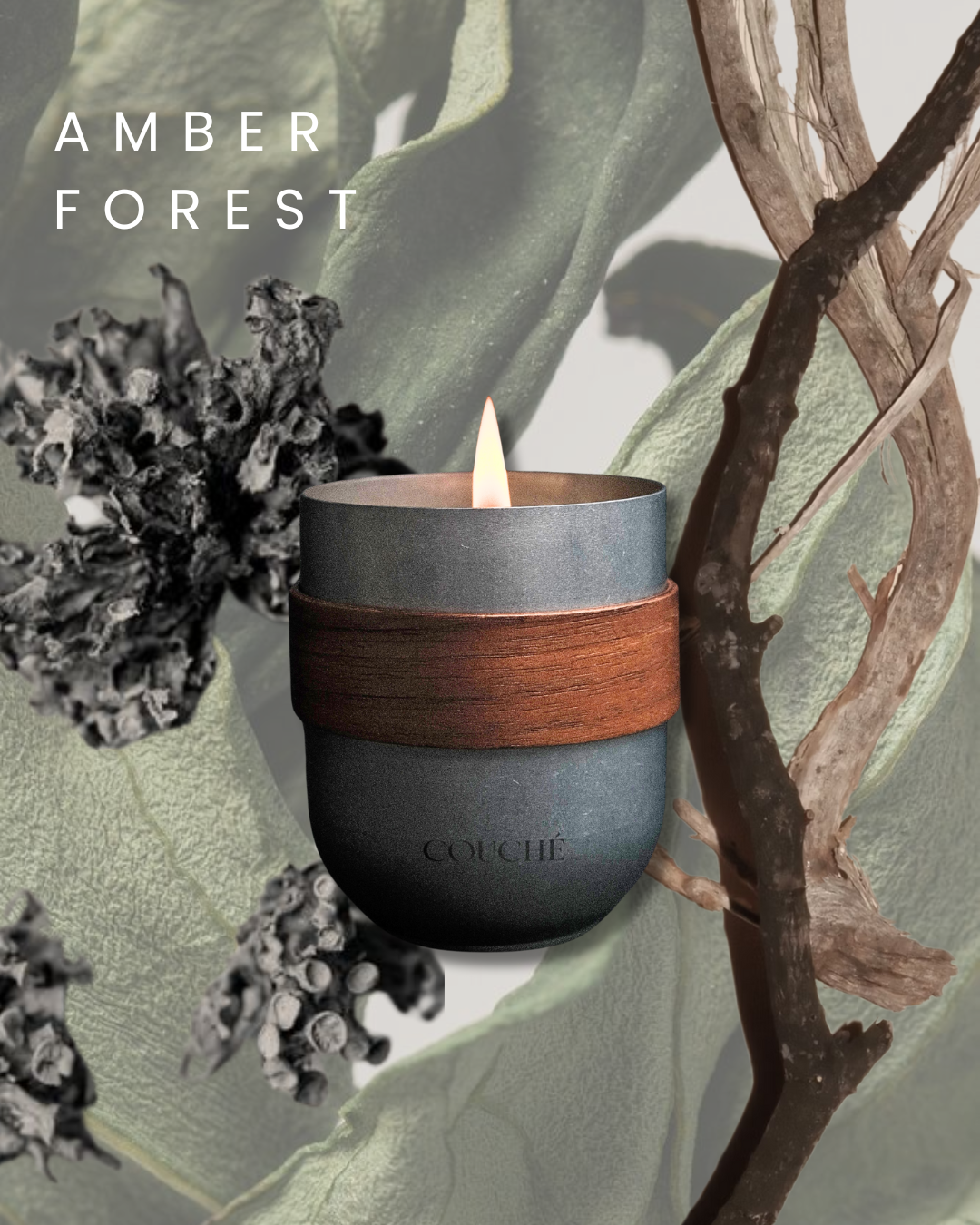 AMBER FOREST SCENTED CANDLE 220G