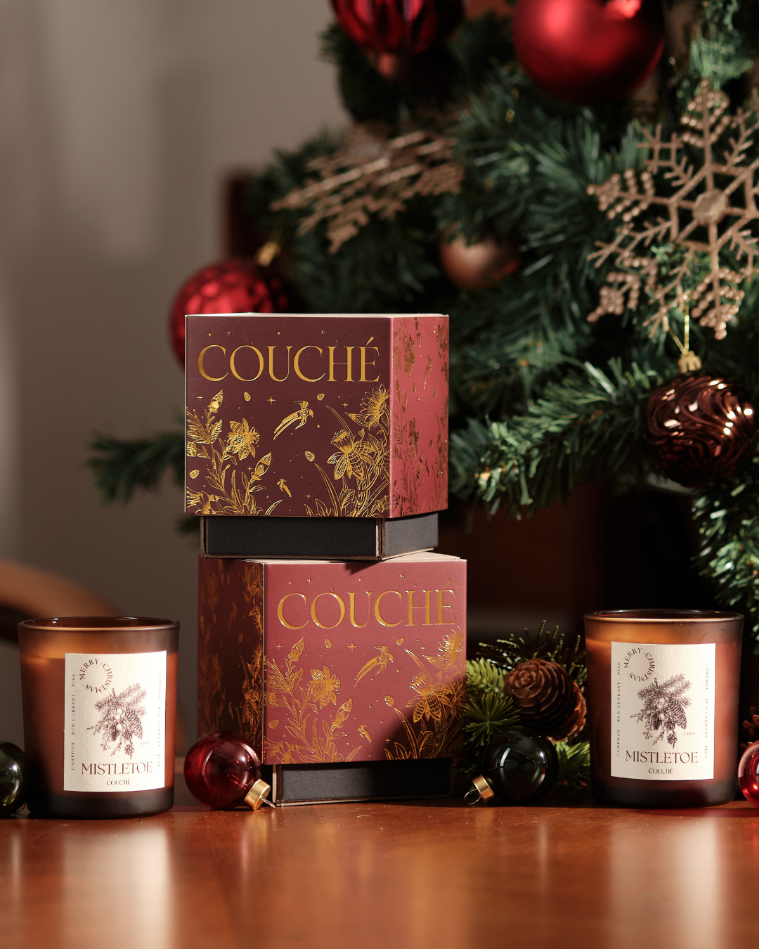 Limited Christmas Scented Candle [MISTLETOE] 150G