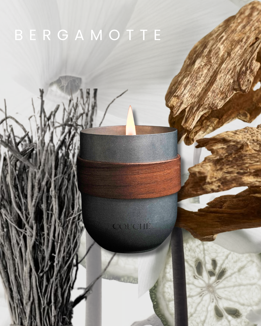 BERGAMOTTE SCENTED CANDLE 220G